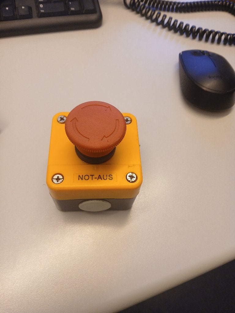 Nieuwe noodstop, Ophalen, Nieuw, Schakelaar
