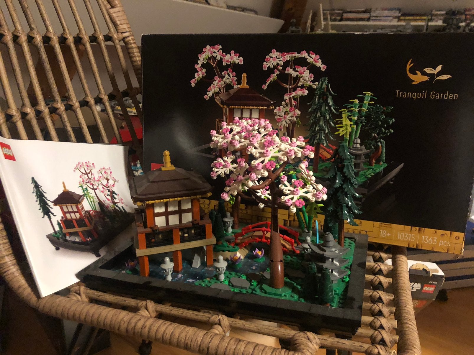 Lego Icons 10315 Tranquil Garden, Kinderen en Baby's, Gebruikt, Lego, Ophalen of Verzenden, Complete set