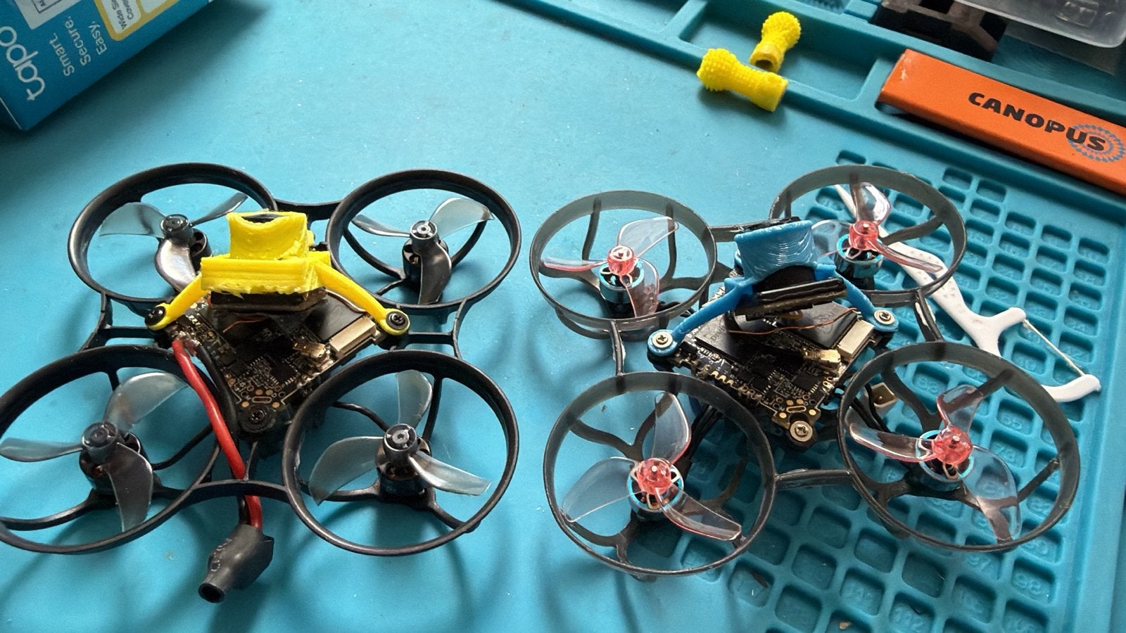 Mobula6 65mm Whoop met HDZero 5in1 en 1S LiPo's, Elektro, Quadcopter of Multicopter, Ophalen of Verzenden, Zo goed als nieuw