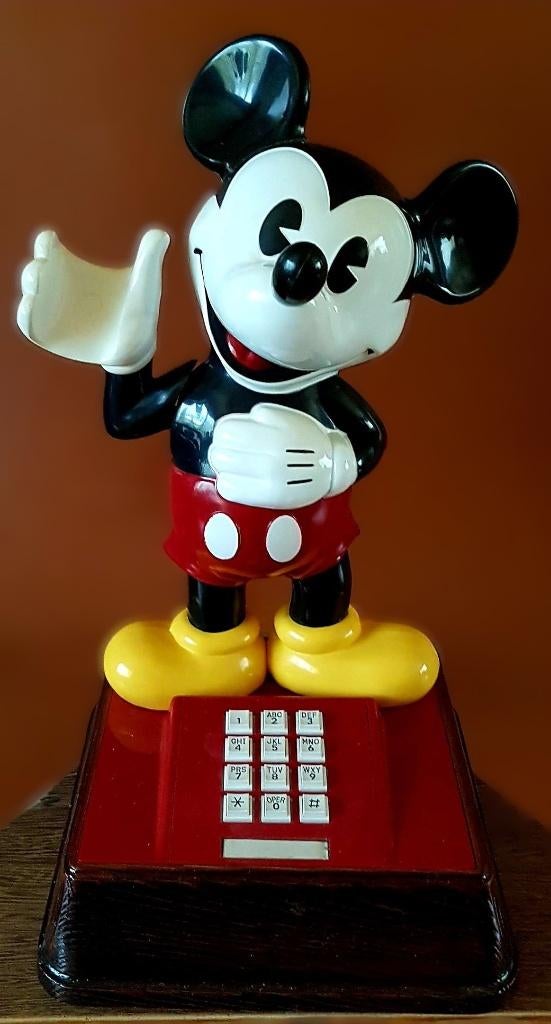 disney Vintage Mickey Mouse Telefoon – Nieuw in Doos, Verzamelen, Disney, Ophalen of Verzenden, Mickey Mouse, Nieuw, Overige typen