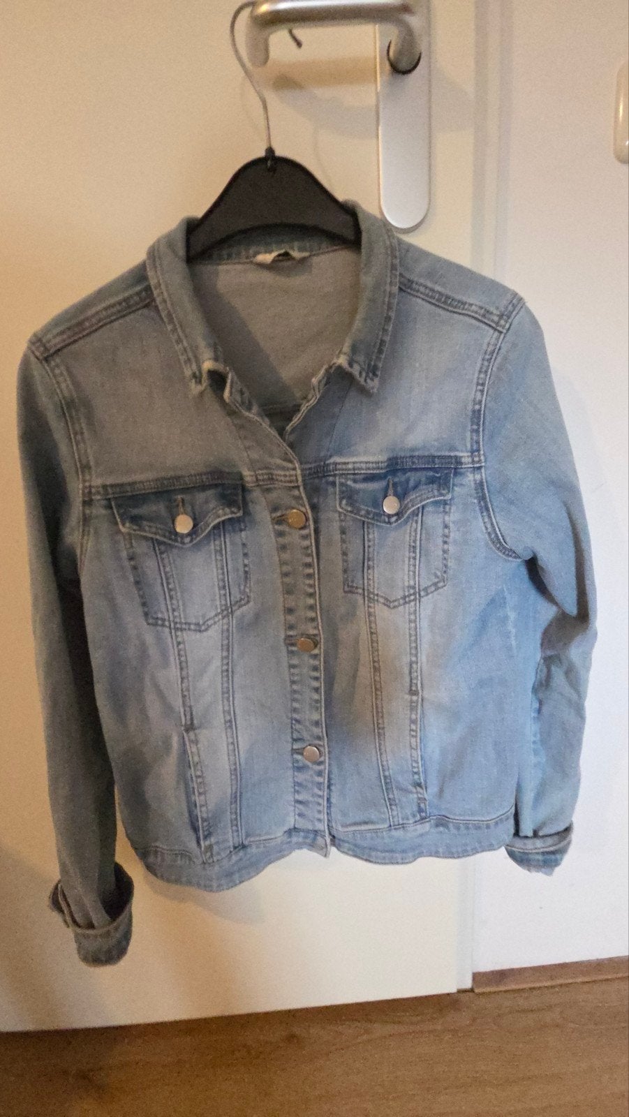 Spijkerjasje maat M Dames, Kleding | Dames, Ophalen of Verzenden, Zo goed als nieuw, Maat 38/40 (M), Blauw