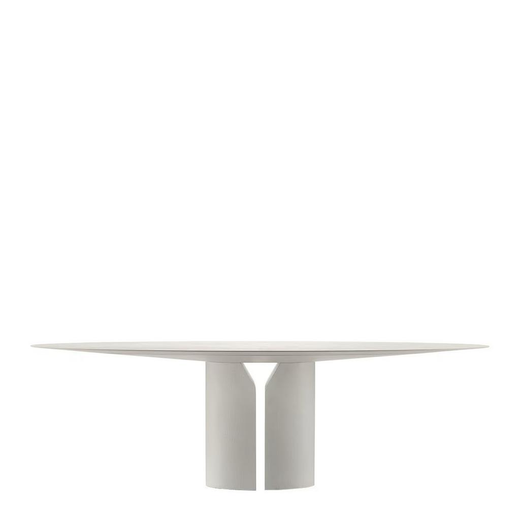 MDF Italia NVL Table 150cm Kalk Matte betonlook finish