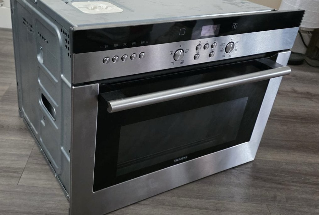 Siemens combi magnetron HTHB84K, Ophalen, Zo goed als nieuw, Inbouw