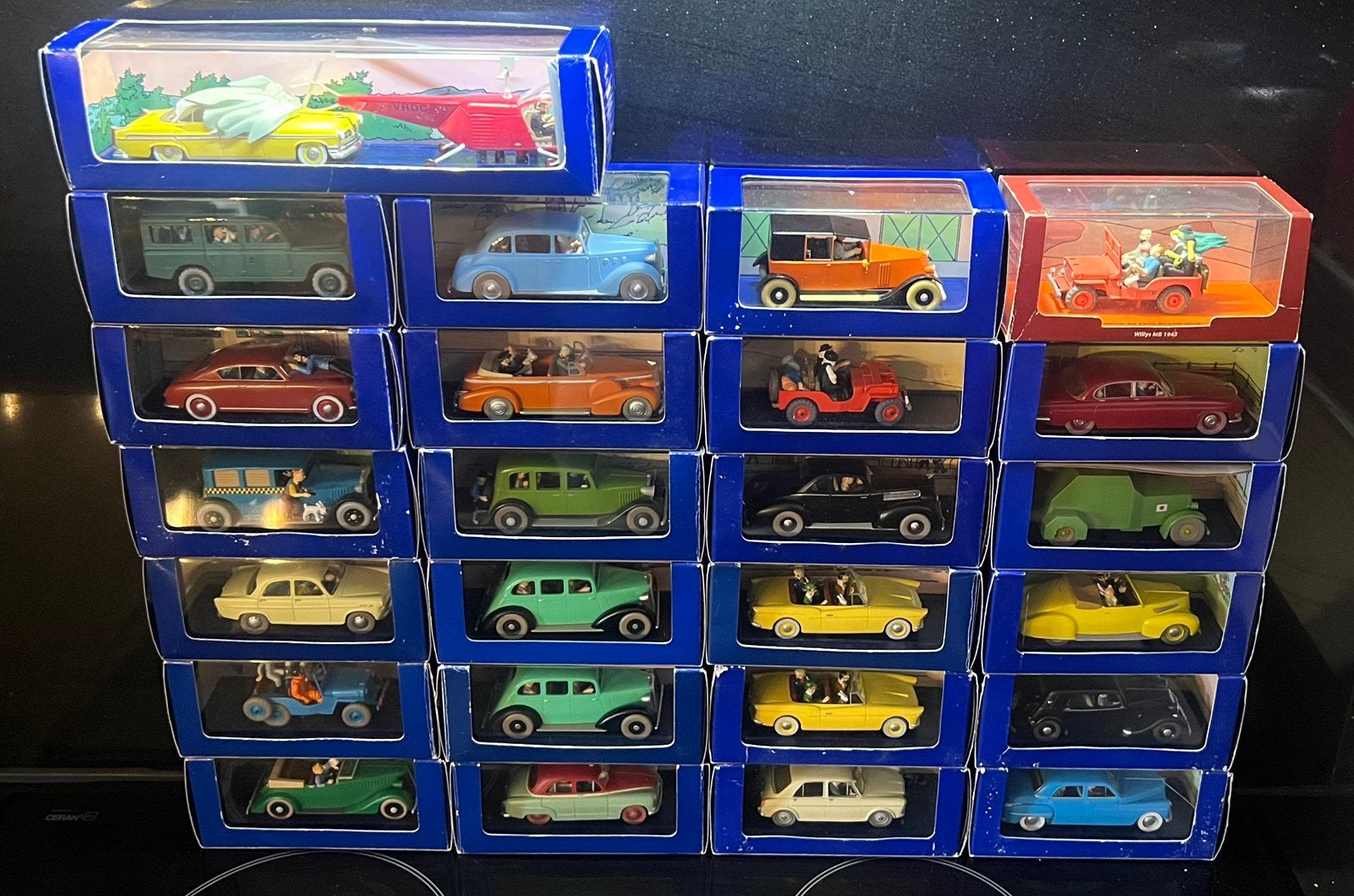 Tin tin kuifje met certificaat van echtheid., Ophalen of Verzenden, Zo goed als nieuw, Bus of Vrachtwagen