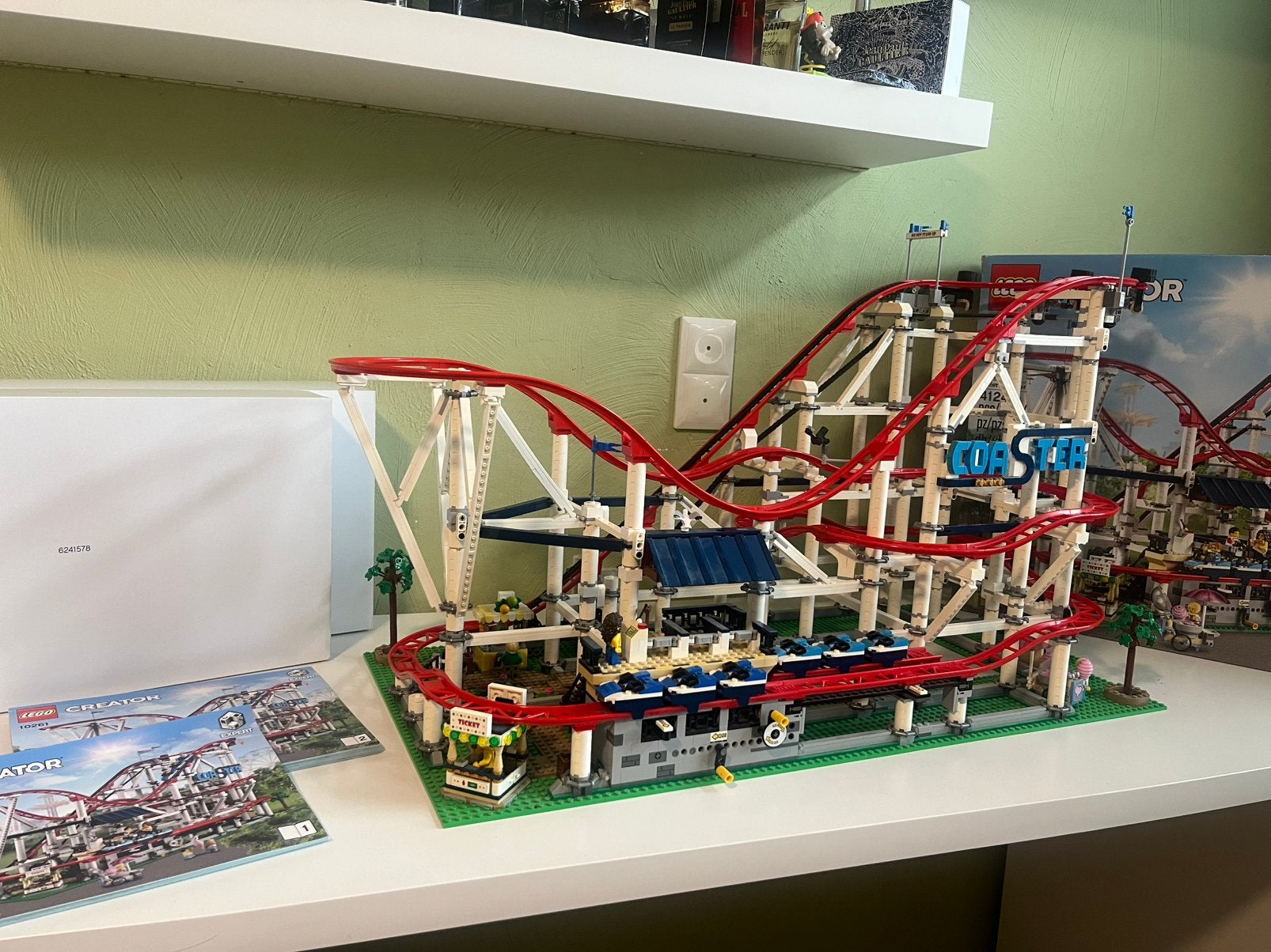 Lego achtbaan creator 10261, Ophalen, Zo goed als nieuw, Groter dan 1:32