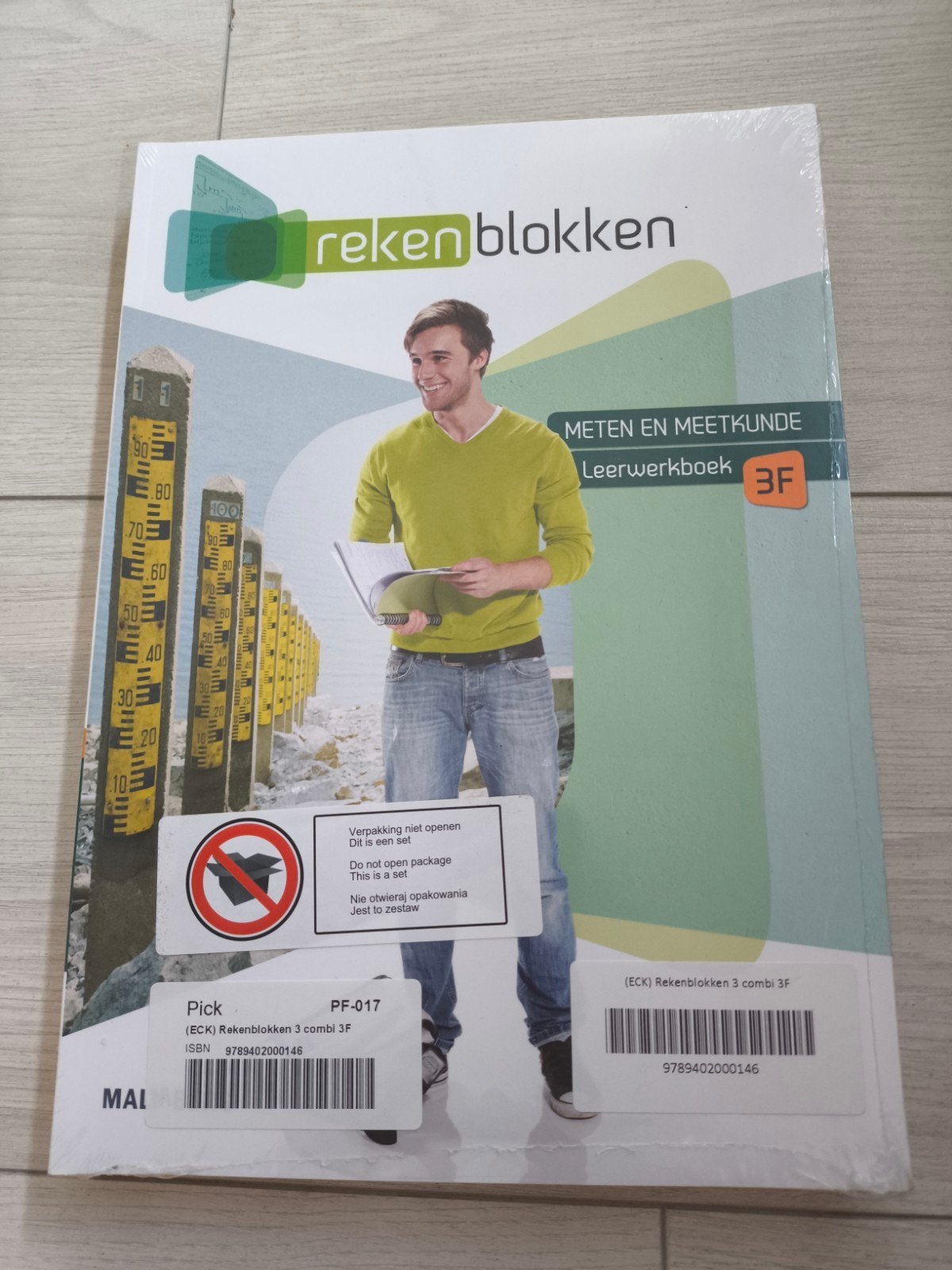 Rekenblokken 3F Leerwerkboek Meten Meetkunde,Getallen,verban, Overige vakken, Malmberg, Nieuw, Ophalen of Verzenden