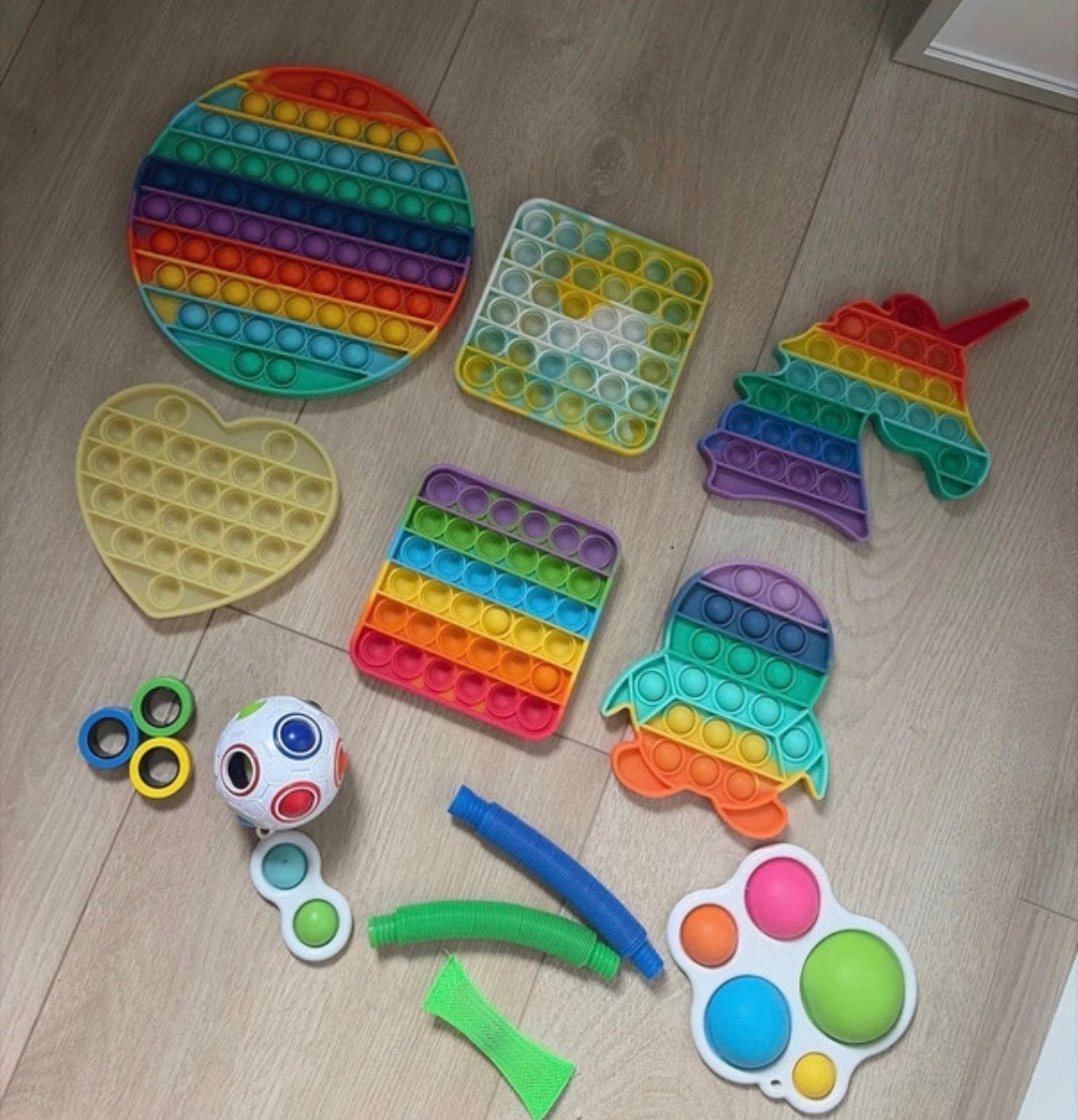 Grote set Pop-its en Fidget Toys, Ophalen of Verzenden, Gebruikt, Jongen of Meisje