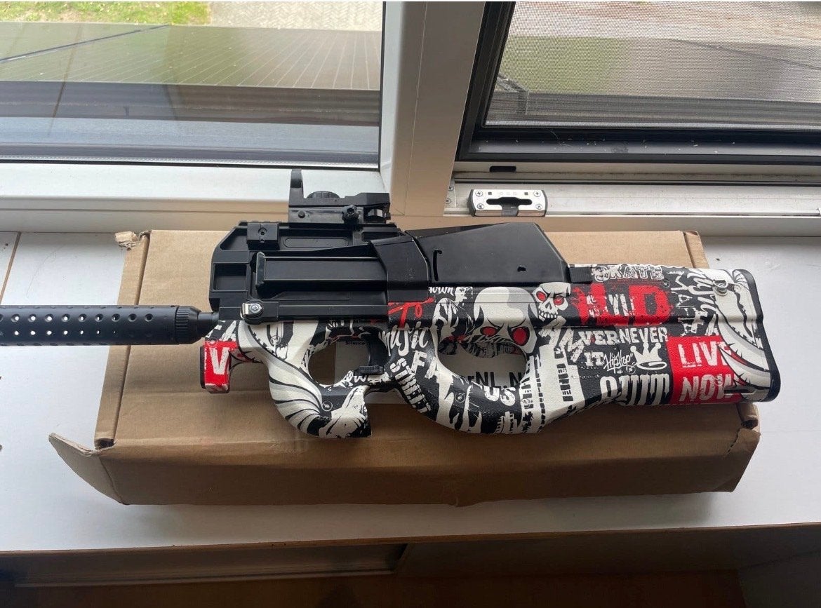 P90 Water Bead Blaster - Uniek Design, Ophalen of Verzenden, Zo goed als nieuw