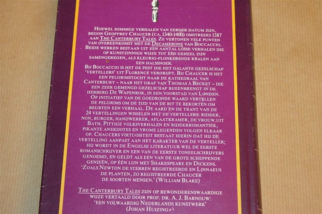 Vertellingen naar Kantelberg — Chaucer\'s Klassieke Verhalen, Ophalen of Verzenden, Gelezen