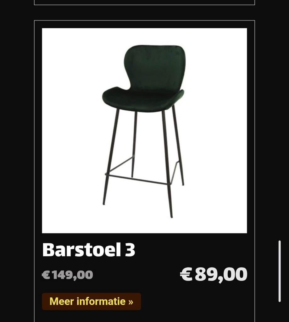 Barkrukken - Diverse modellen nu voor €50!, 5 krukken of meer, Met voetsteun, 60 tot 90 cm, Ophalen of Verzenden