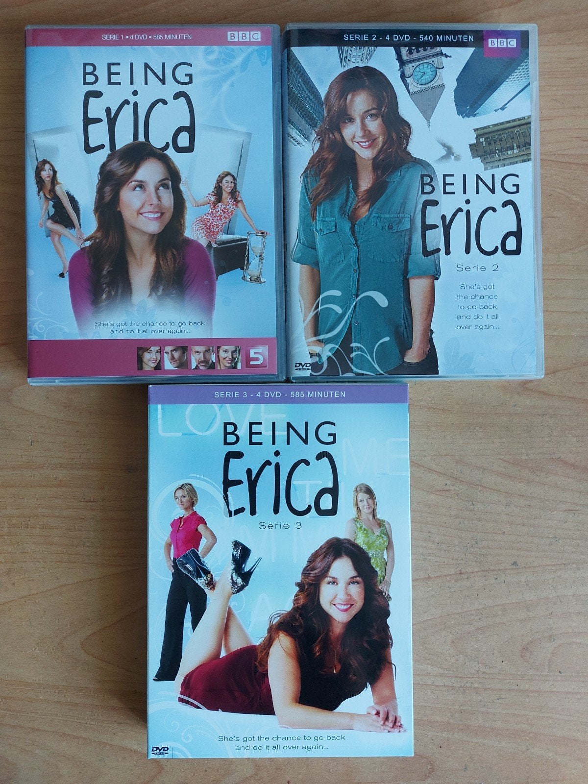 Being Erica Serie 1,2,3 SET, Cd's en Dvd's, Alle leeftijden, Ophalen of Verzenden, Zo goed als nieuw, Komedie