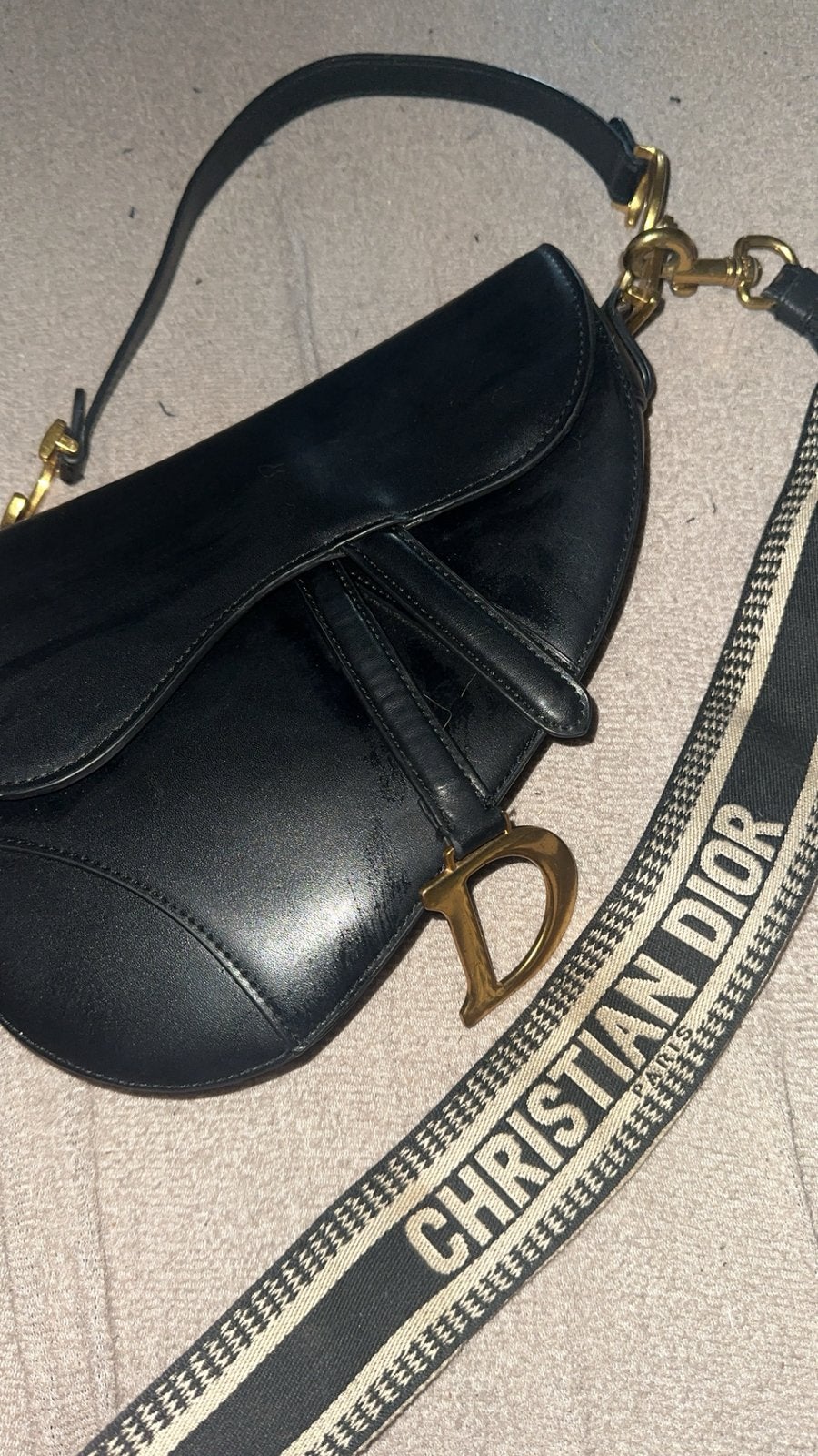 Christian Dior Tas, Ophalen, Gebruikt, Zwart