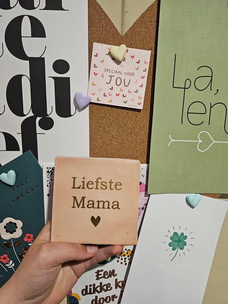 Liefste Mama Tegeltje - Perfect Moederdag Cadeau, Ophalen of Verzenden, Nieuw