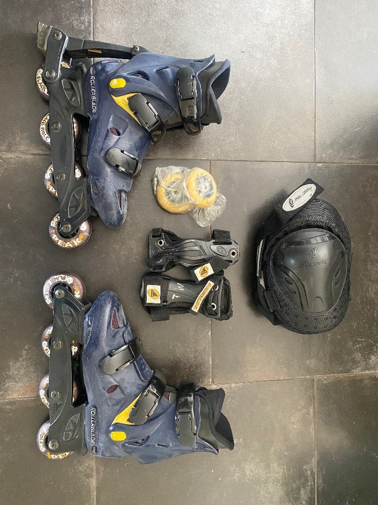 Rollerblades maat 40-41, Gebruikt, Inline skates 4 wielen, Dames, Ophalen