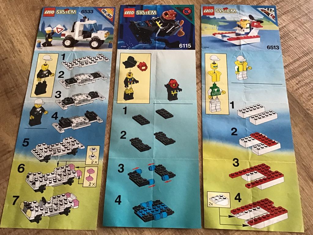 Vintage constructieboekjes Lego, Ophalen of Verzenden, Zo goed als nieuw