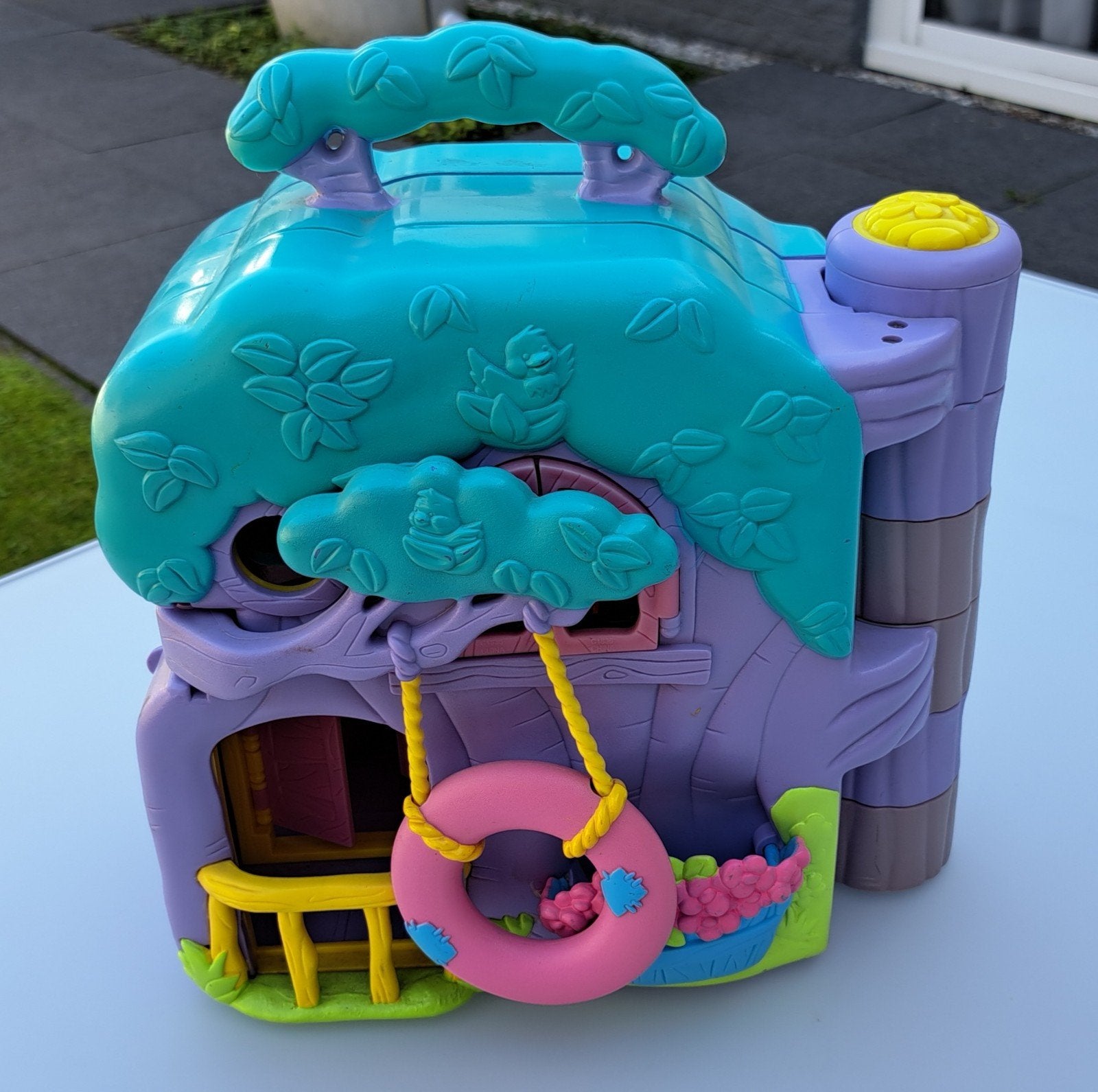 Vintage Polly Pocket Boomhut Speelset met Accessoires, Ophalen of Verzenden, Zo goed als nieuw, Poppenhuis