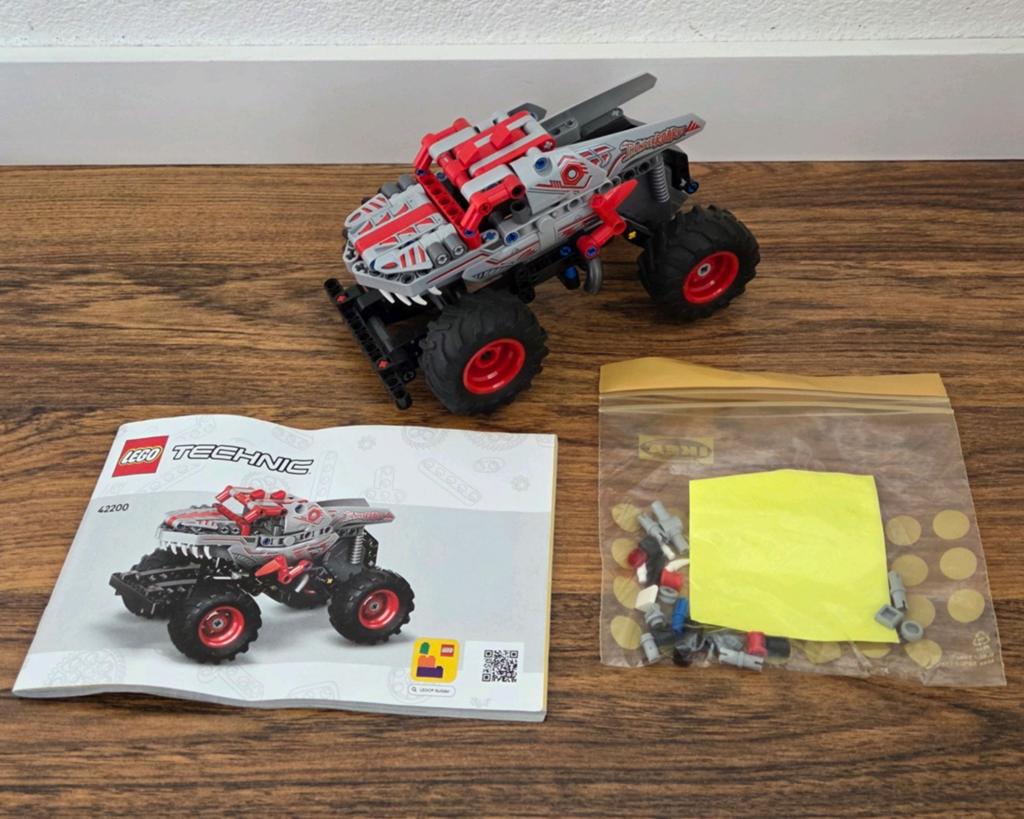 Lego Technic Monsterjam Thunderroarus 42200, Lego, Ophalen of Verzenden, Zo goed als nieuw, Complete set