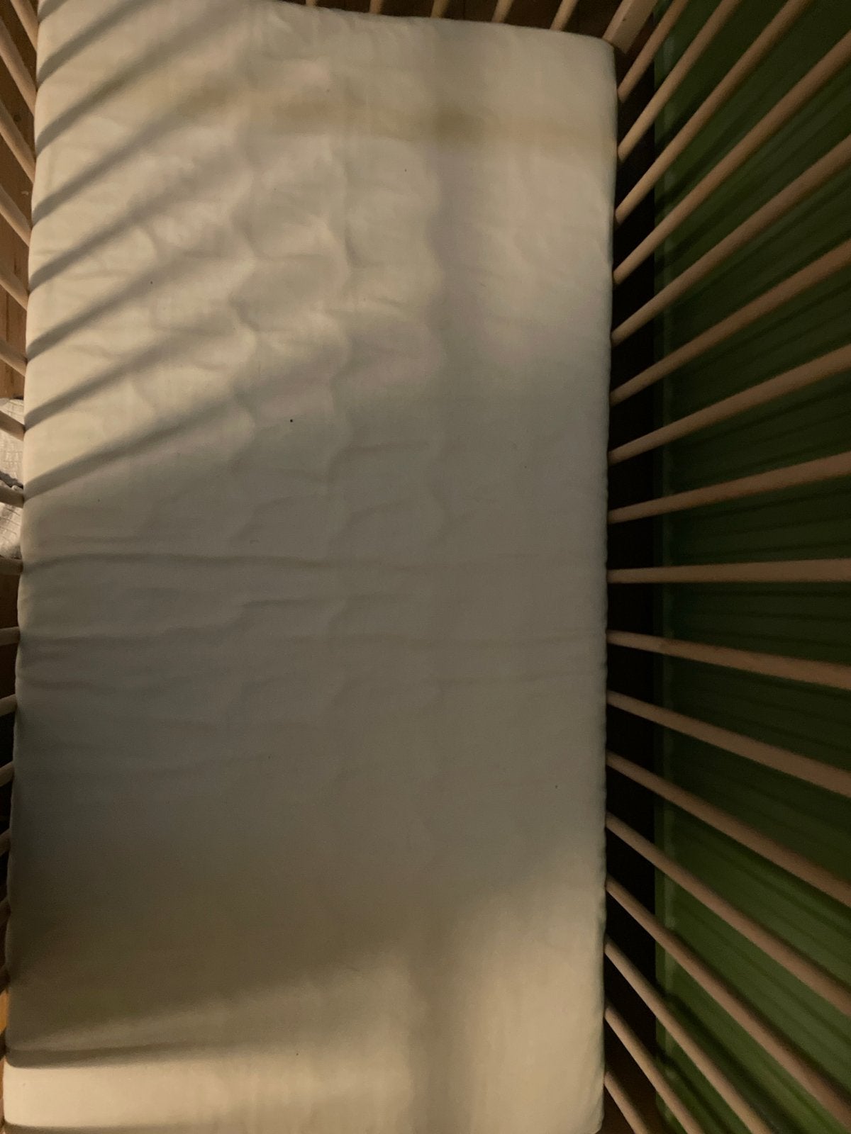 Ledikantmatras 120x60 Prolana Lara Plus bio natuurlijk, Ophalen, Zo goed als nieuw, Minder dan 140 cm, Matras