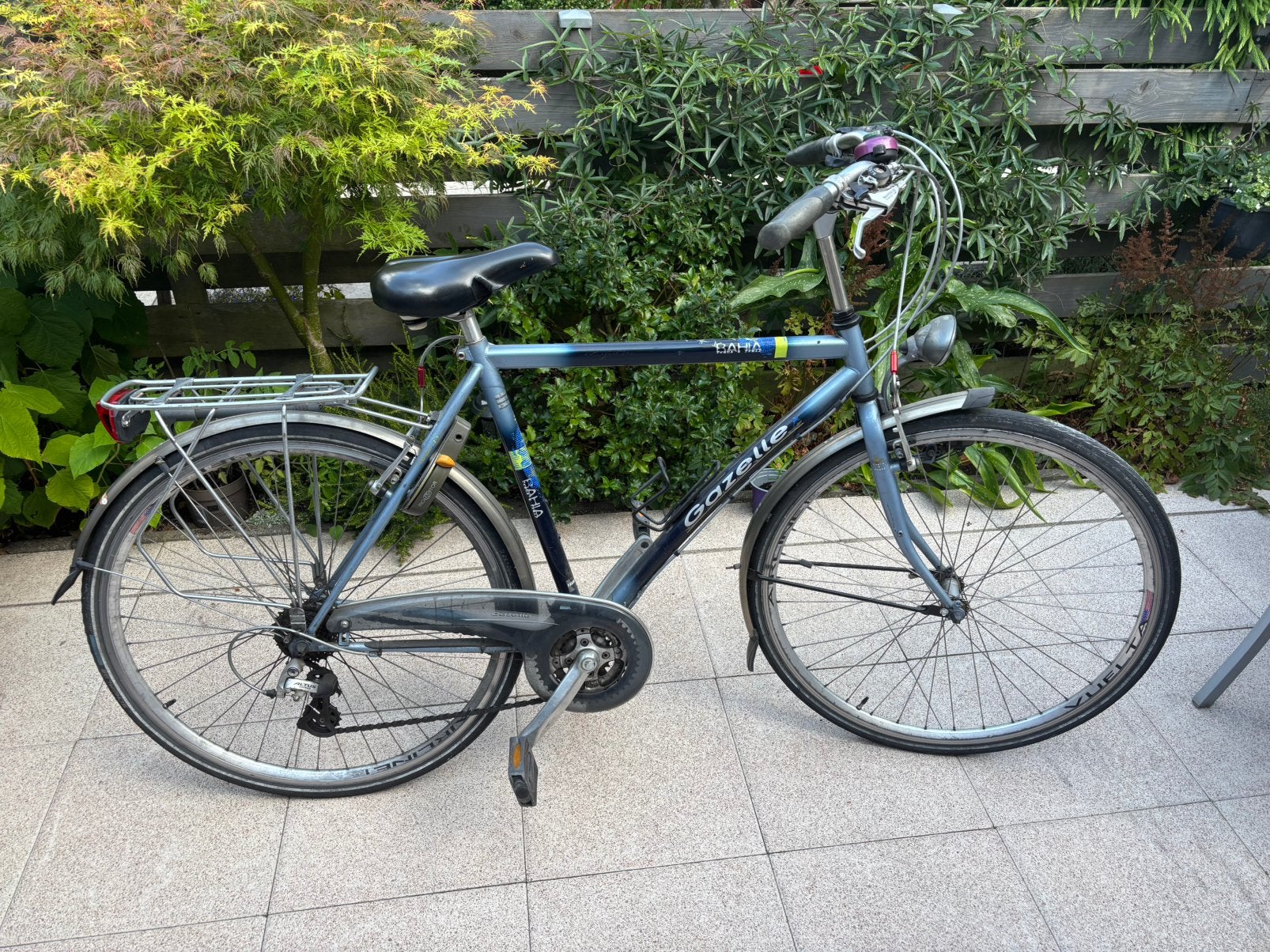 Herenfiets, gazelle Bahia, 28 inch, maat 53, Ophalen, 28 inch, Gebruikt, Velgrem