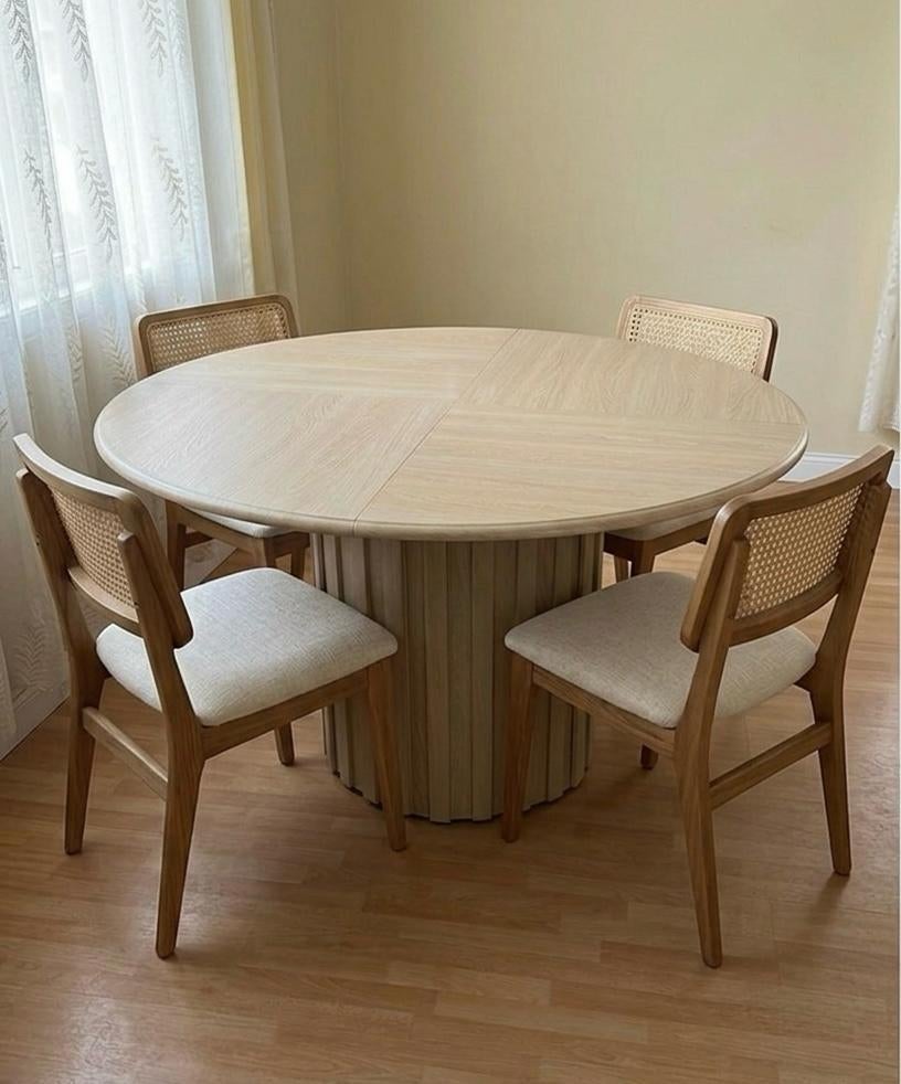 Nieuwe ronde eettafel (120cm), Huis en Inrichting, Tafels | Eettafels, Rond, Nieuw, Ophalen of Verzenden, 100 tot 150 cm