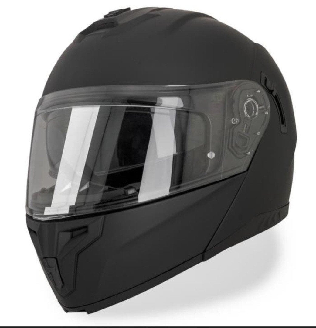 Nieuwe motorhelm Vinz Pasco zwart maat S, Systeemhelm, Dames, Ophalen of Verzenden, S