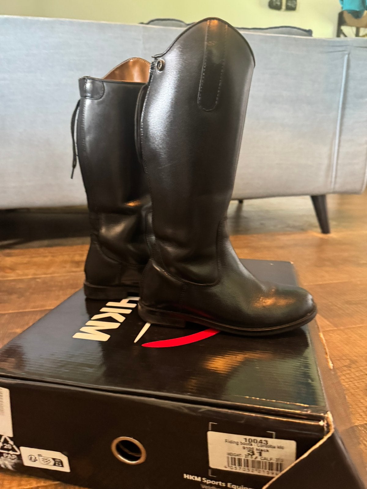 Leren rijlaarzen maat 31, Dieren en Toebehoren, Paardrijkleding, Ophalen, Zo goed als nieuw, Dressuur, Schoeisel