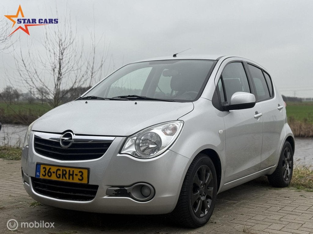 Opel Agila 1.2 Enjoy | Airco | AUTOMAAT | Trekhaak |APK, Auto's, Opel, 86 pk, 4 cilinders, Bedrijf, Zilver of Grijs