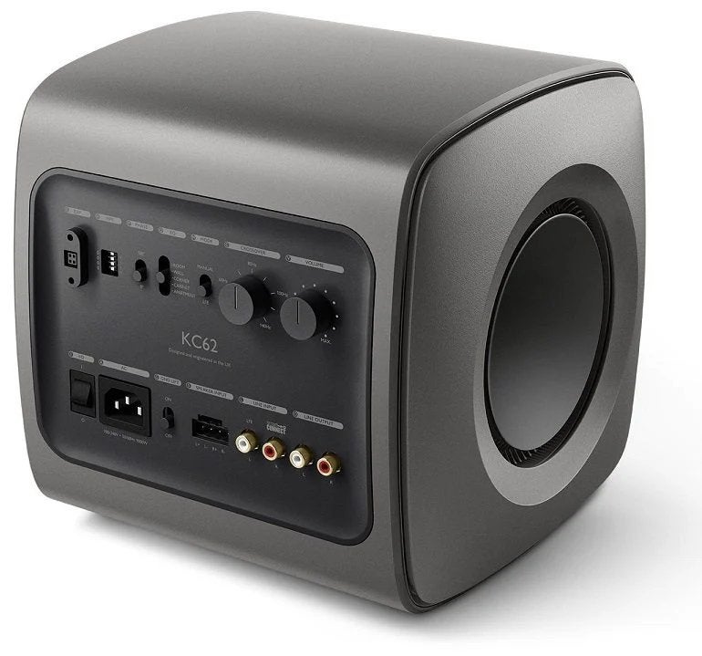 KEF KC62 Subwoofer Grijs - Nieuw in doos - Andere kleur?, 150 watt of meer, Subwoofer, Nieuw, Ophalen of Verzenden