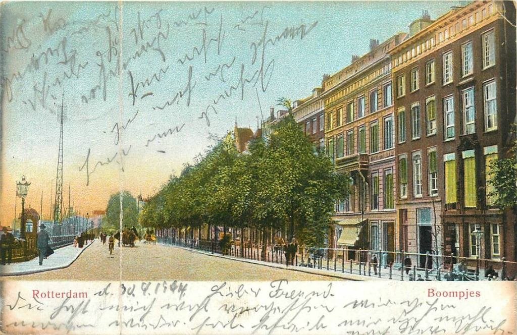 388-225-013 Rotterdam Boompjes, Verzenden, Voor 1920, Zuid-Holland