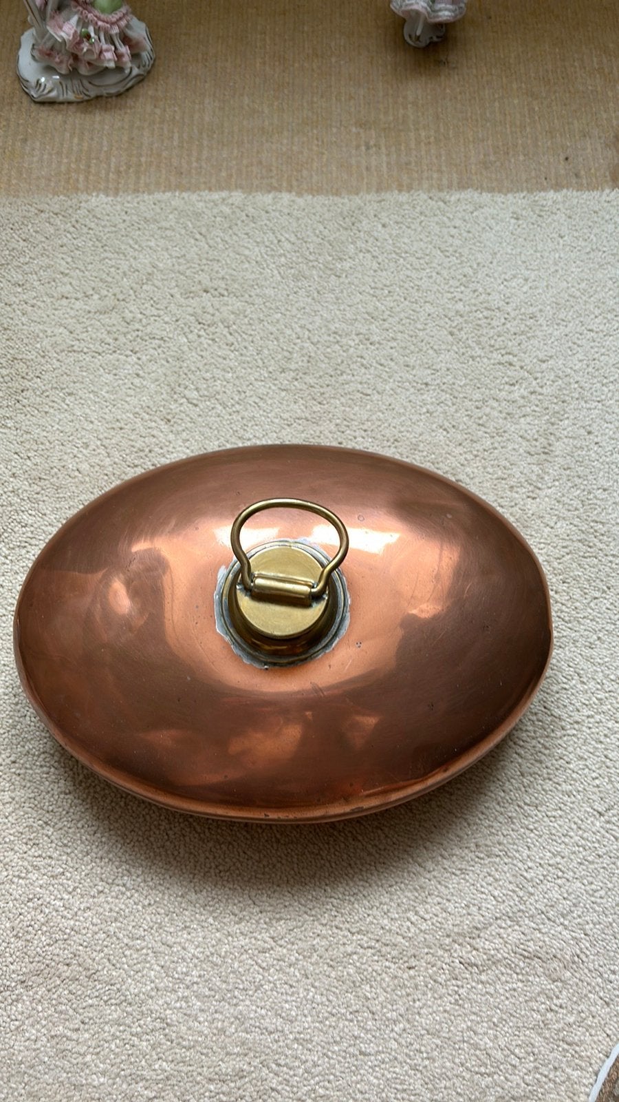Antieke koperen kruik bedwarmer, Antiek en Kunst, Ophalen of Verzenden