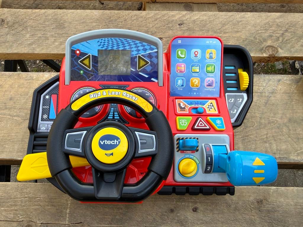 VTech Rij & Leer Racer - Interactief Stuurwiel Speelgoed, Kinderen en Baby's, Speelgoed | Vtech, Gebruikt, Fahrenheitstraat 22, 6003 DC Weert