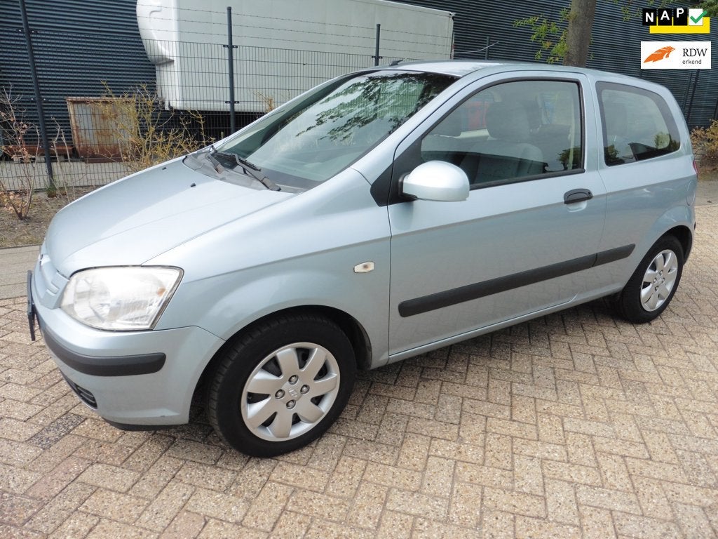 Hyundai Getz 1.3i Active Cool AIRCO, Voorwielaandrijving, 4 cilinders, Blauw, Origineel Nederlands