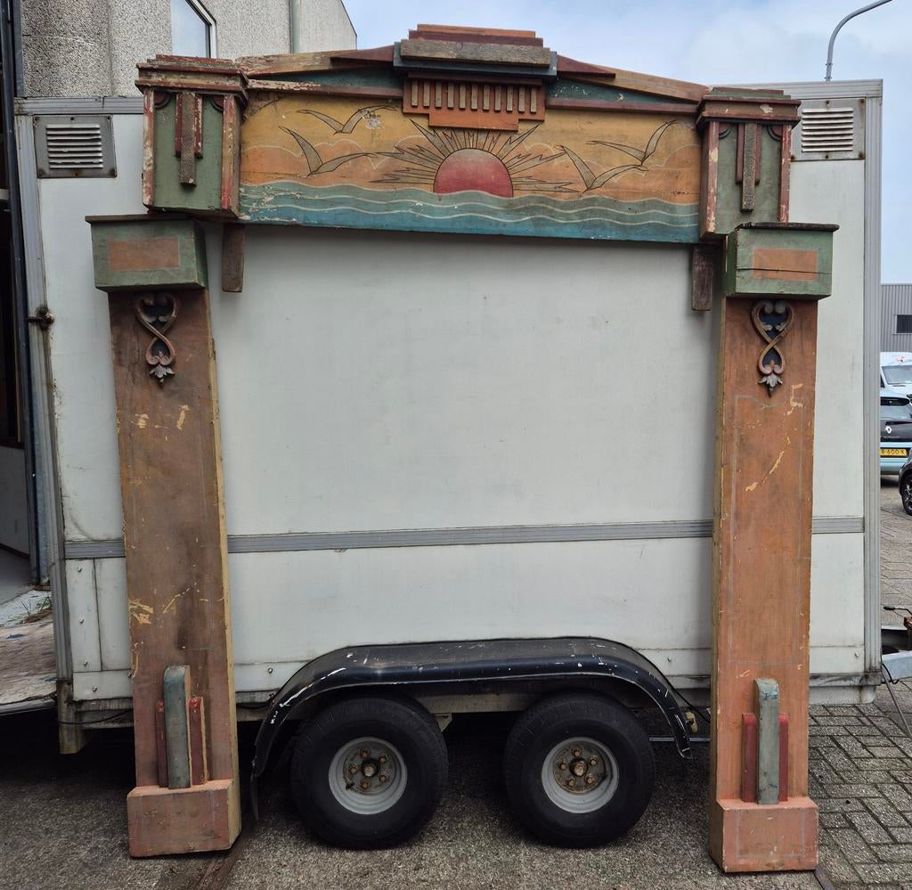 Art-Deco frontdelen draaiorgel/dansorgel, Muziek en Instrumenten, Draaiorgels, Ophalen, Gebruikt
