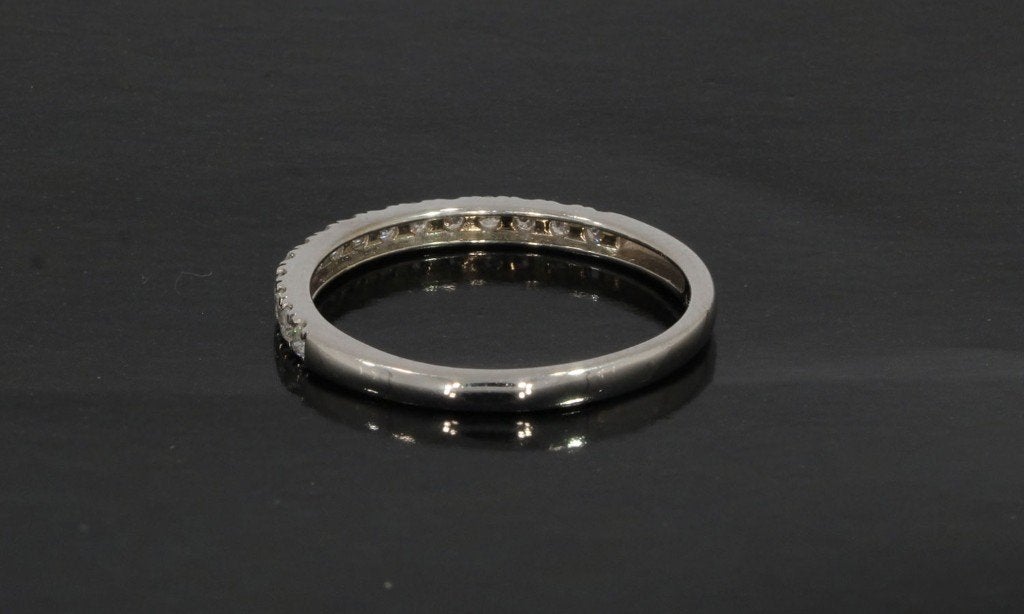 Diamanten alliance luxe gouden dames rij ring briljant fraai, Voordeelsieraden, Verzenden, Zo goed als nieuw, 17 tot 18