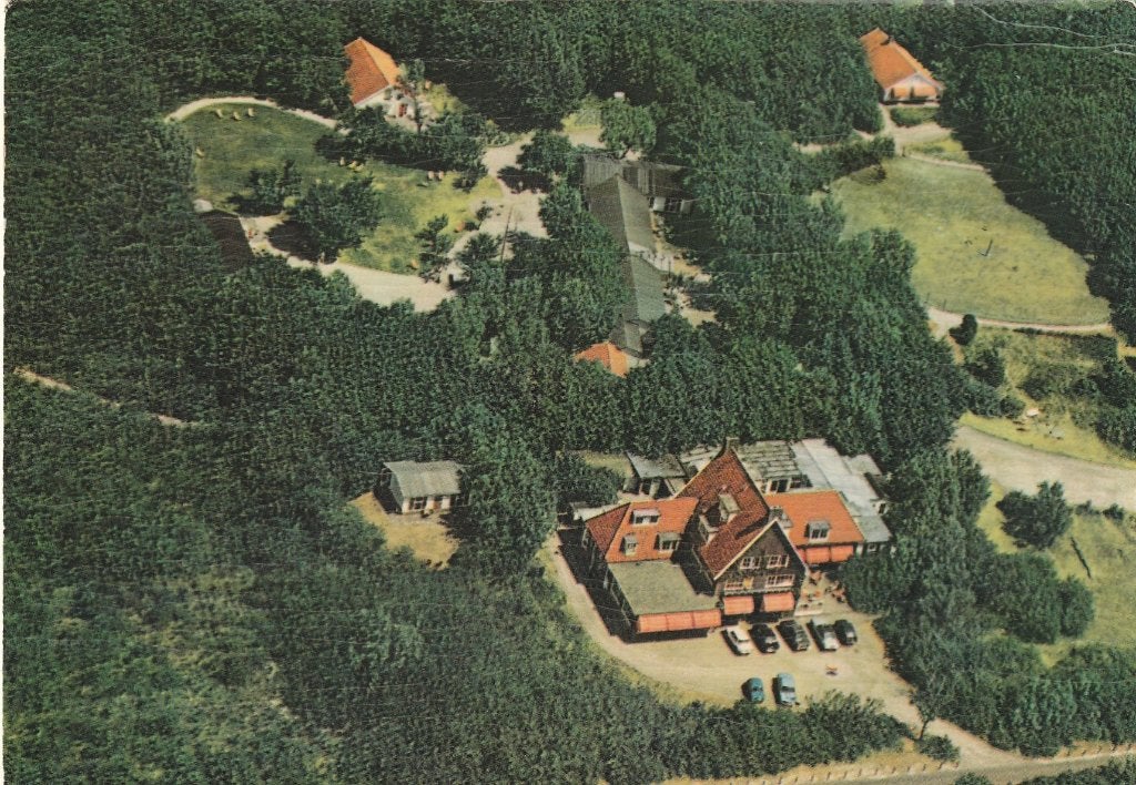 KOUDEKERKE Bad Hotel Zeeduin Luchtfoto, Verzenden, 1960 tot 1980, Gelopen, Zeeland