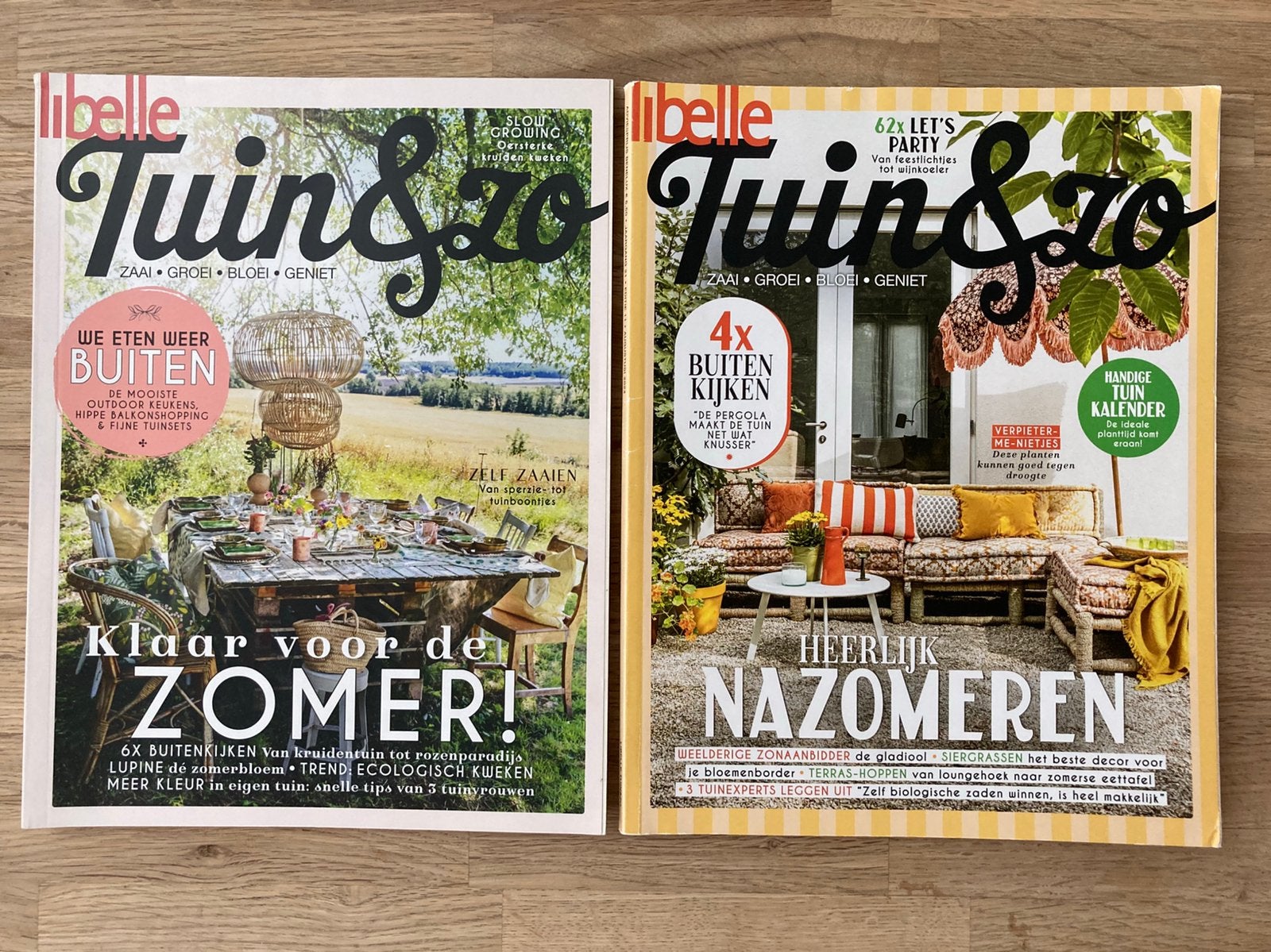 Libelle Tuin&zo Augustus 2024 & Mei 2022, Ophalen of Verzenden, Zo goed als nieuw