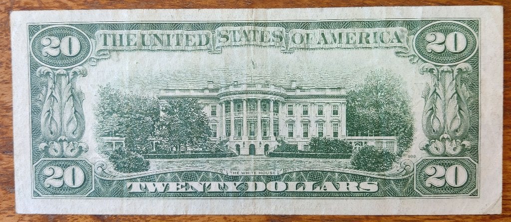 Bankbiljet USA 20 Dollar 1950 series A, Verzenden, Noord-Amerika