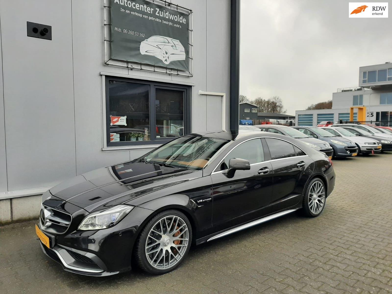 Mercedes-Benz CLS-klasse AMG 63 S 4MATIC 585 pk vol carbon, Auto's, Mercedes-Benz, Gebruikt, Adaptive Cruise Control, Zwart, Bedrijf