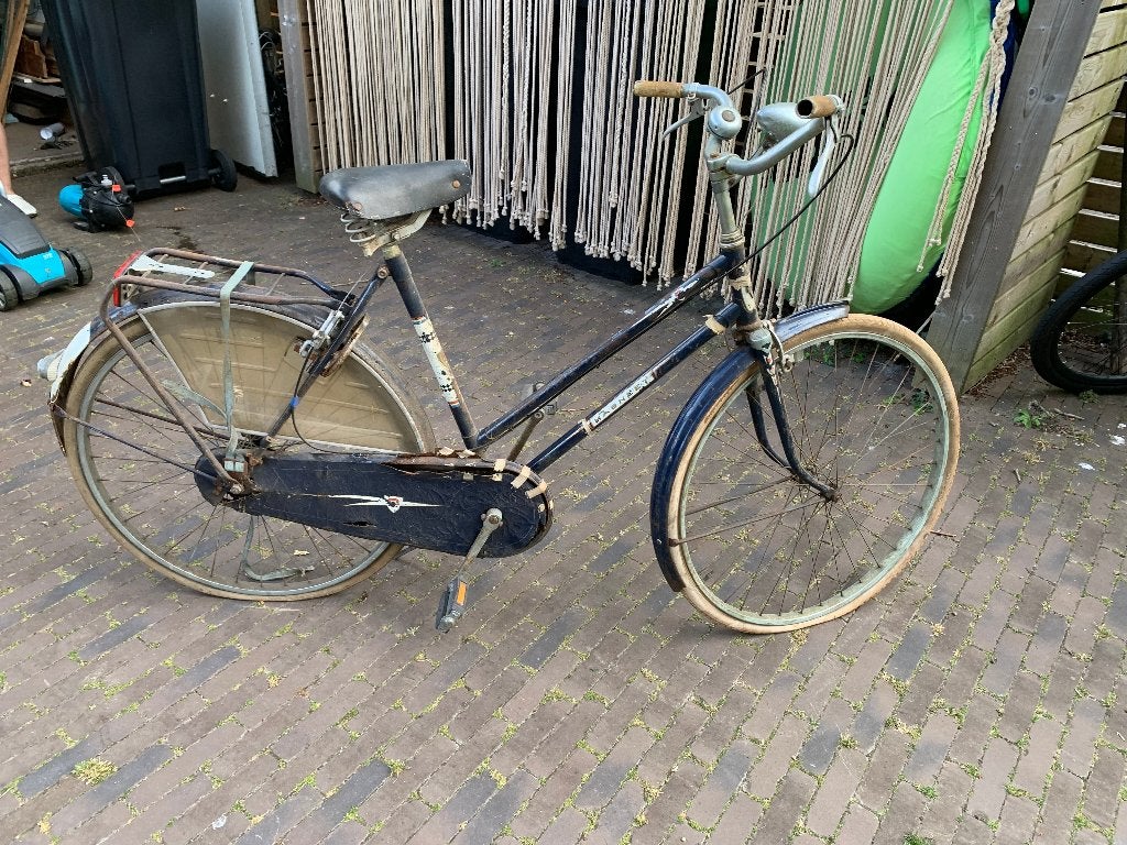 oude magneetfiets, Ophalen