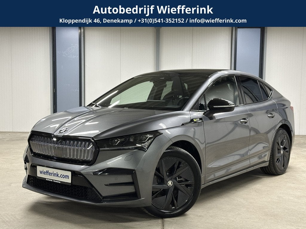 Skoda ENYAQ Coupé iV 80 RS 300pk | Leder-pakket | Sport Plu, Auto's, Skoda, Bedrijf, Te koop, Enyaq, 4x4, ABS, Achteruitrijcamera