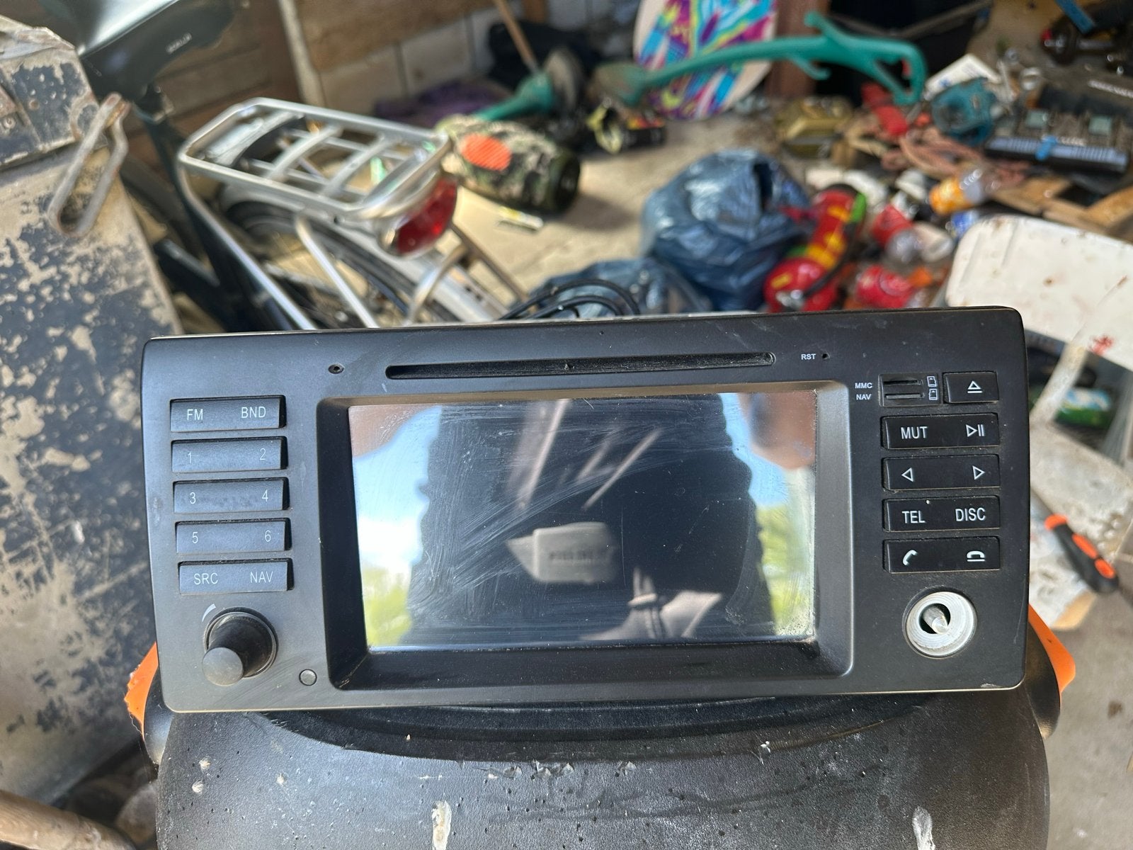 Auto radio voor BMW E39 - Origineel navigatiesysteem, Ophalen of Verzenden, Gebruikt