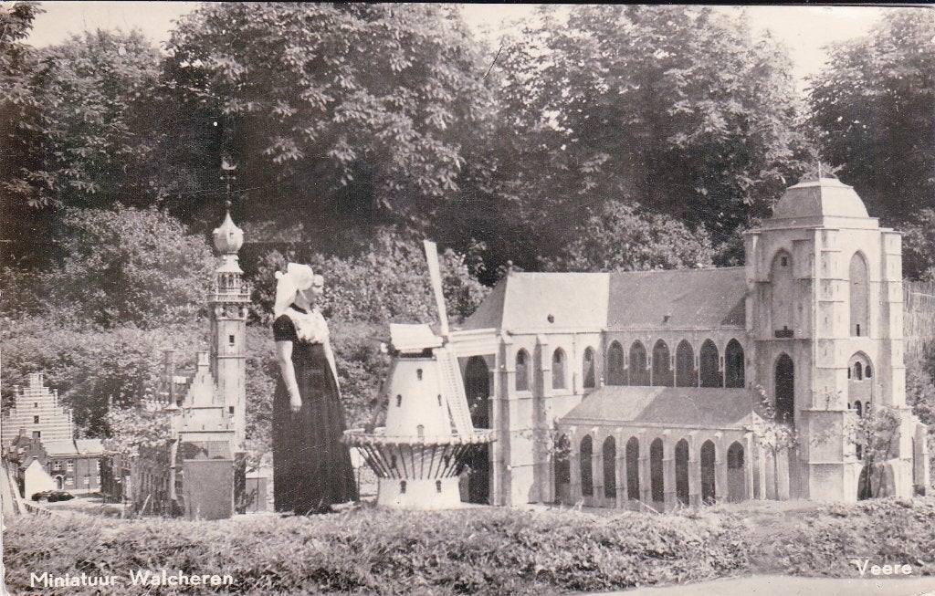 01750 Middelburg - Miniatuur Walcheren Veere - gel. 1955, Verzenden, 1940 tot 1960, Gelopen, Zeeland