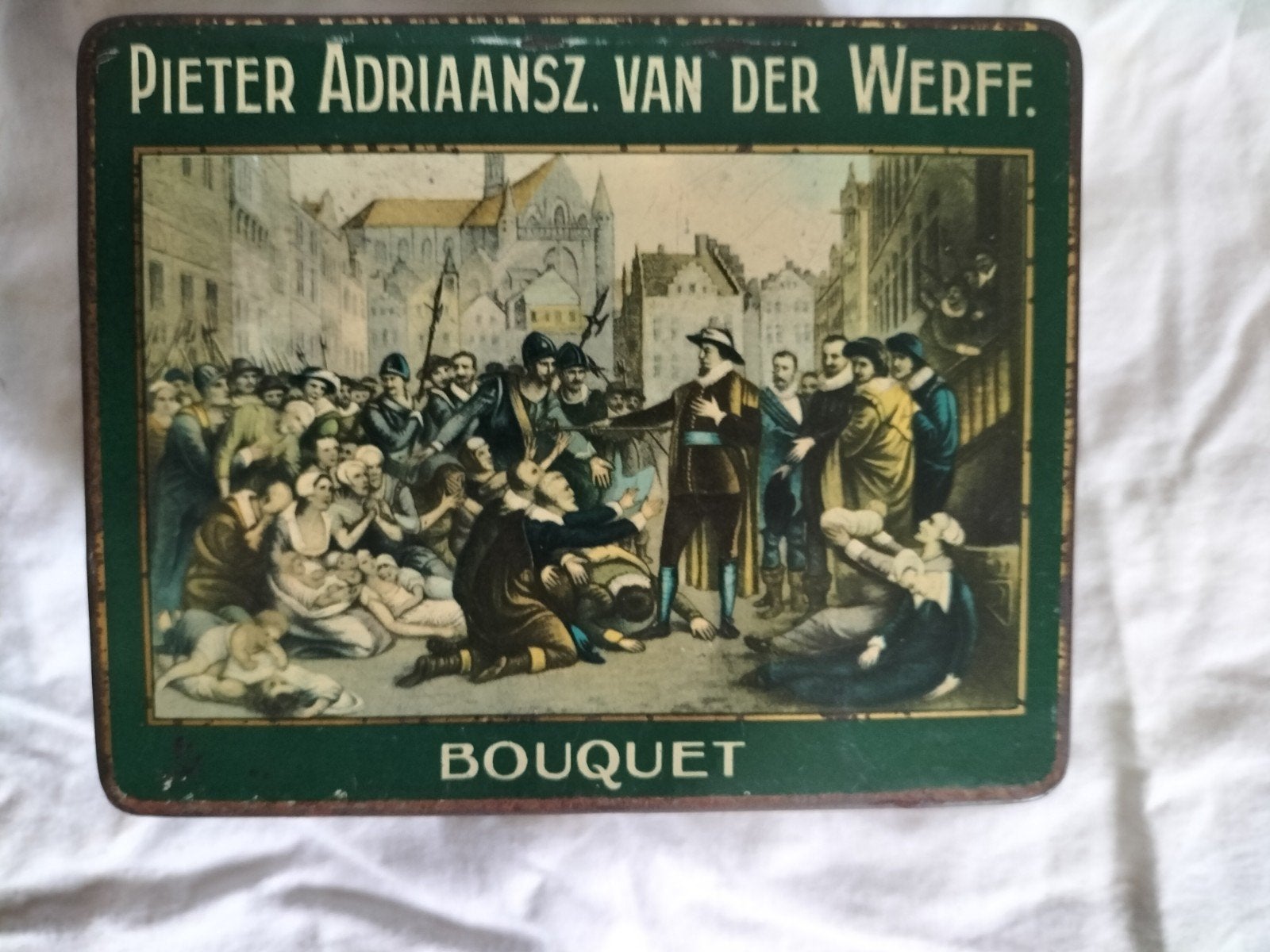 Oud blik Sigarenfabriek Gebr. de Vries & Westerhof Steenwijk, Ophalen of Verzenden, Gebruikt, Overige