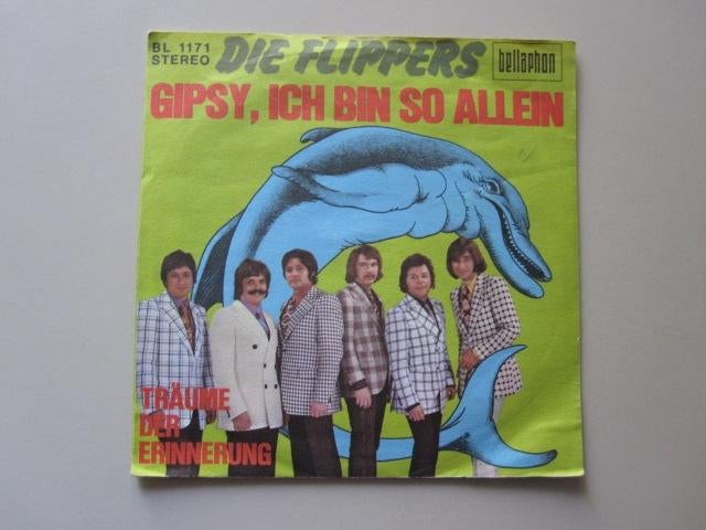 DIE FLIPPERS -  gipsy ich bin so allein - vinyl 7", Gebruikt, 7 inch, Single, Ophalen of Verzenden
