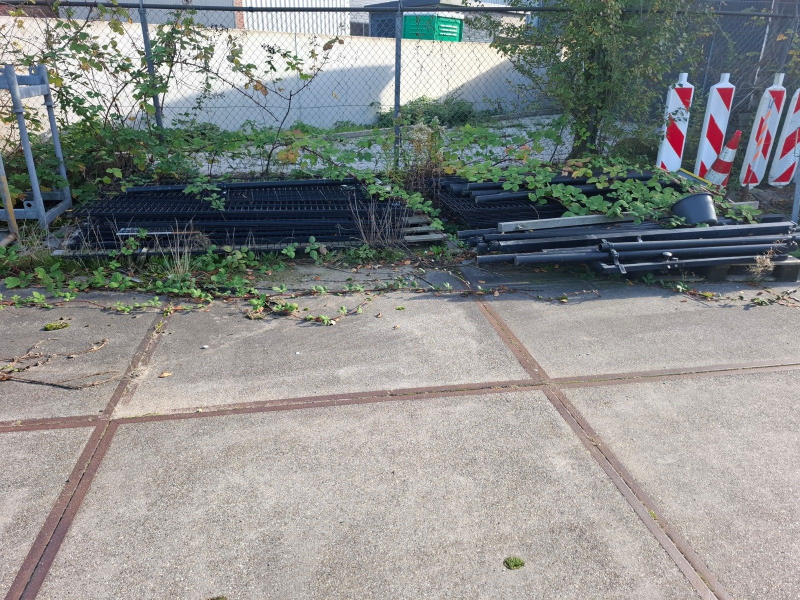 52 meter hekwerk zwart, Tuin en Terras, Ophalen, Gebruikt, IJzer, Dubbelstaafmat hekwerk