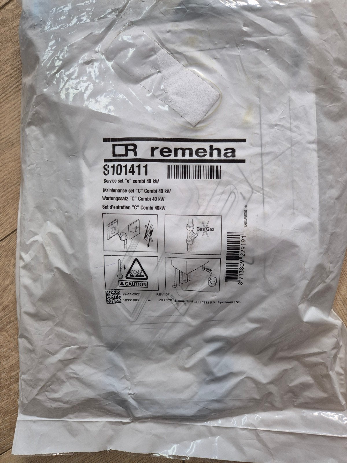 Remeha Calenta S101411 onderhoudsset, Ophalen, Minder dan 30 cm, Cv-ketel of Combi-ketel, Nieuw