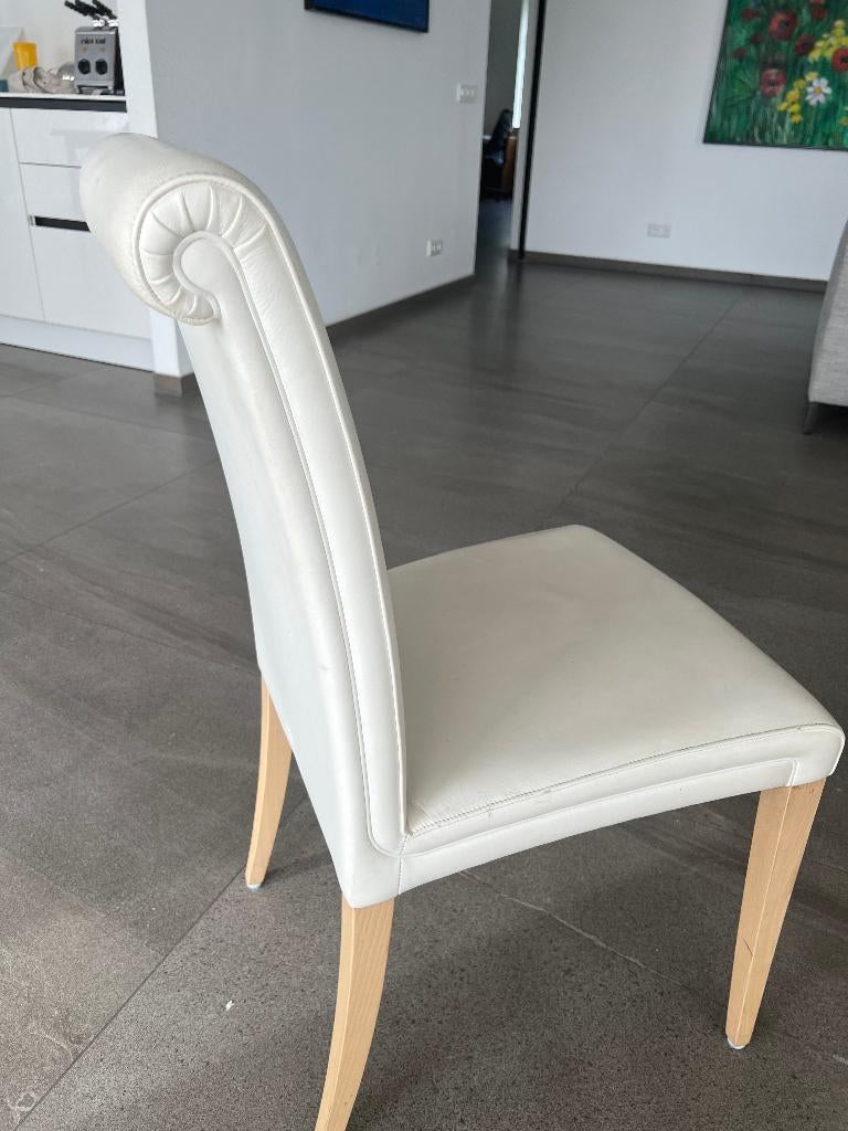 Mooie Eetkamer Stoelen van Polthrona Frau, Ophalen, De bijzonder stijl van Poltrona Frau, Wit, Zo goed als nieuw