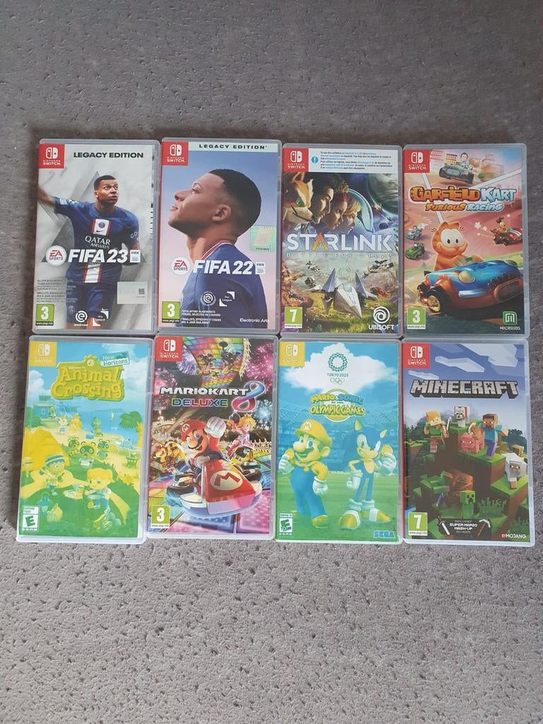 Nintendo Switch Games - Diverse Collectie (8 stuks), Overige genres, Ophalen of Verzenden, Zo goed als nieuw, Eén computer