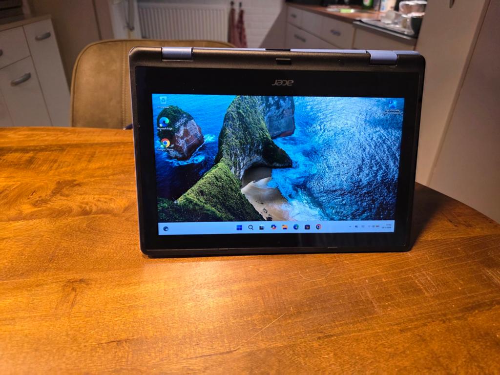 Acer Aspire R3/8GB/128GB SSD/W11/Touchscreen/Hdmi/, Gebruikt, 2 tot 3 Ghz, Qwerty, 8 GB