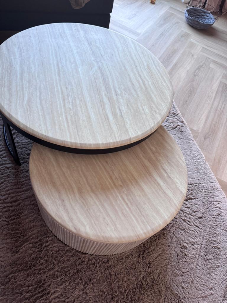 Japandi luxe salon tafel nieuw, Ophalen, Nieuw, 50 tot 100 cm, Minder dan 50 cm